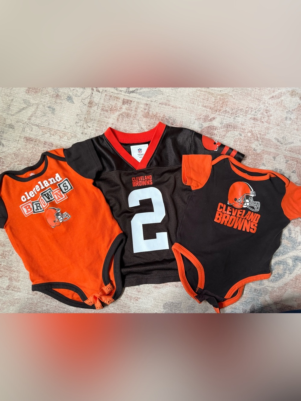 Cleveland browns infant/toddler bundle